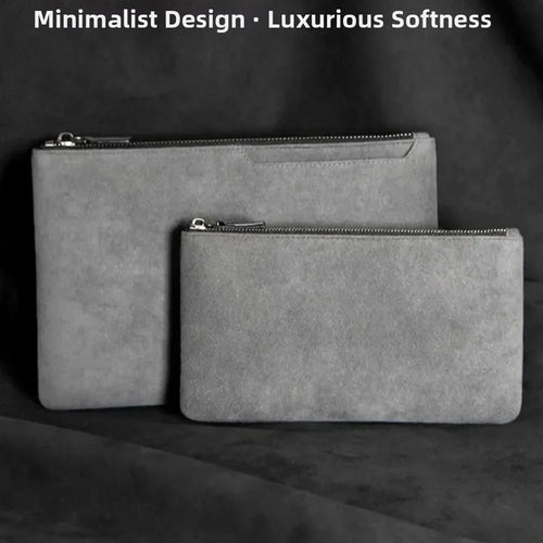 Men's Business Clutch Bag PU Leather Wallet Handheld Busin Casual Phone Bag Soft Surface Ort Wallet Casual Handbag Coin Purse ﻿